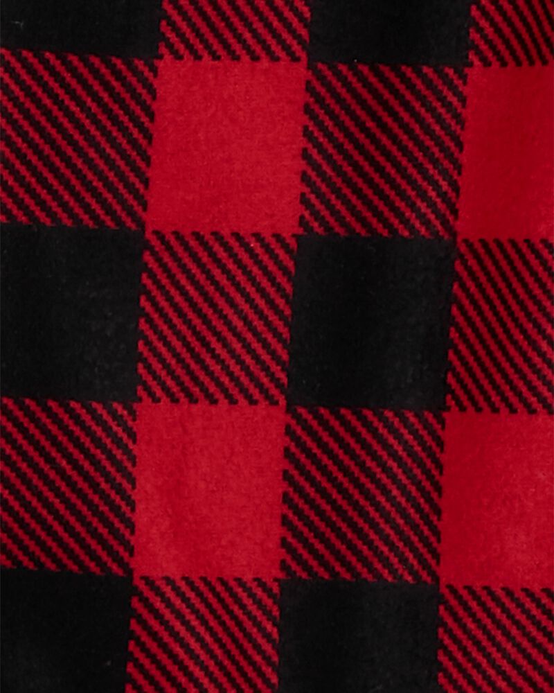 CARTER/'S 2PC RED BUFFALO CHECK PLAID BUTTON DOWN SHIRT PANT SET NB 3M